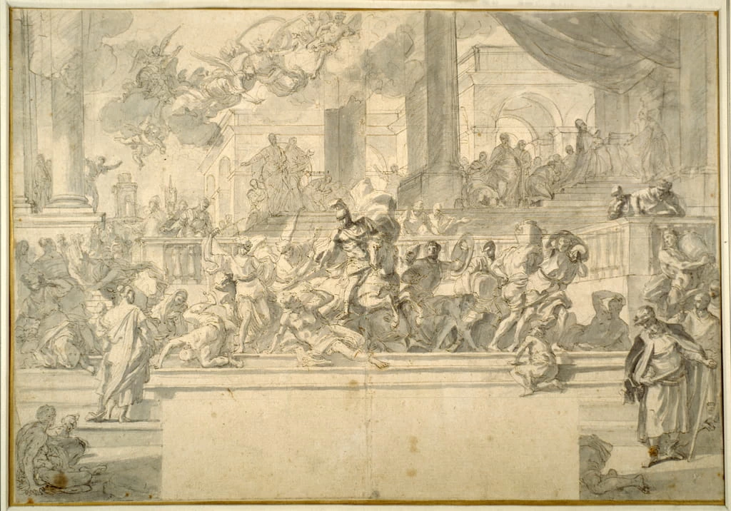 Studio per Eliodoro cacciato dal tempio - The Devonshire Collections, Chatsworth